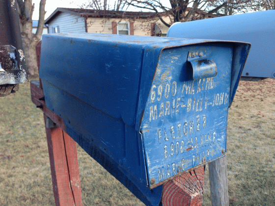 modern mailbox-rural missouri